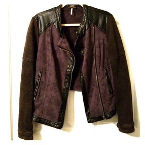 Free people mixed media jacket